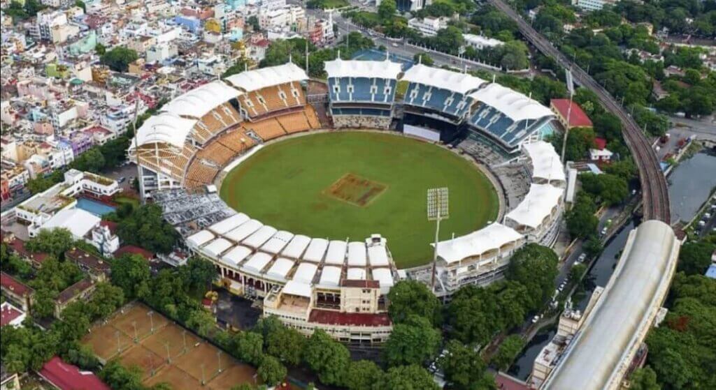 MA Chidambaram Stadium top view